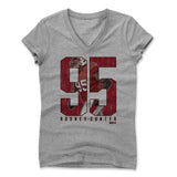 Womens Women's V-Neck Athletic Gray