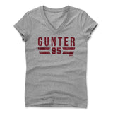 Womens Women's V-Neck Athletic Gray